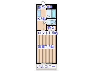 Ｋ－ハウス参番館の物件間取画像